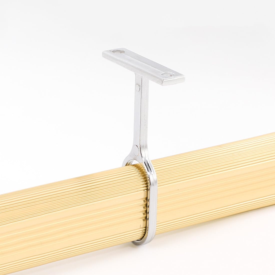 Set 4 Supporti Per Asta Armadio - Reggitubo Centrale Regolabile, Per Mensole E Appendiabiti - Foto 12