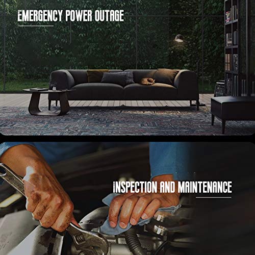 Lâmpada LED portátil para acampamento ao ar livre com lanterna brilhante recarregável USB Lâmpada de