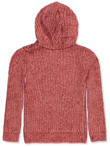 Derek Heart Girls' Chenille Hooded Sweater2