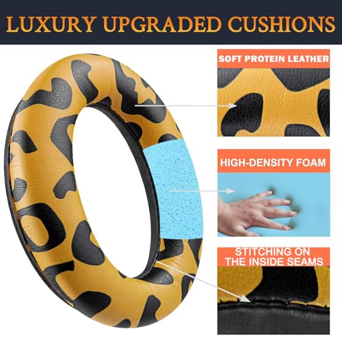 Image of SOULWIT Earpads Replacement for Bose QuietComfort 45 (QC45) /QuietComfort SE (QC SE) /New Quiet Comfort Wireless Over-Ear Headphones, Ear Pads Cushions with Softer Protein Leather - Tiger Stripes