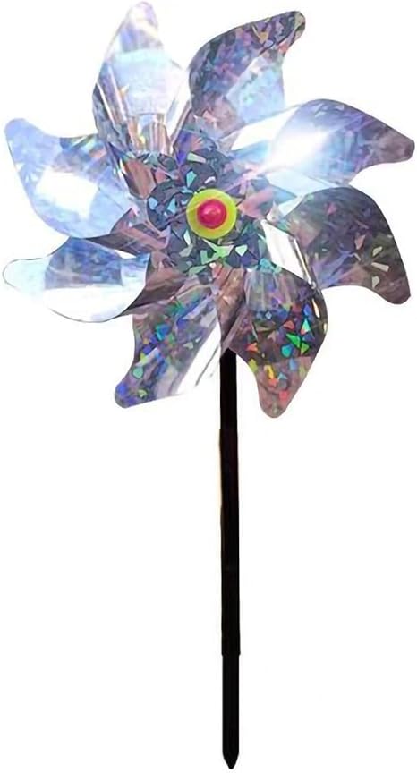Amazon Beauty Player 防鳥風車 10個 かざぐるま 鳥よけ 風車 鳩対策 鳥よけグッズ スピナー風 立体感 光沢感 反射板 カラスよけ キラキラ ホログラム カラスよけグッズ 鳥忌避性反射 カラス専用退治器 防鳥防獣対策 害獣 害虫対策器