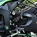 Mokiton Motorcycle Foot Peg Footrest Protector Compatible With K.awasaki Ninja ZX6R 2025 2024 2023 2022 2021 2020 2019 | Rear Heel Plates Guard ZX-6R ZX636 Ninja636 Accessories (Black)