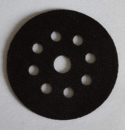 Velcro de rechange pour disque de meulage autocollant 8 trous Ø 125 mm avec trou central pour réparer les disques de ponçage