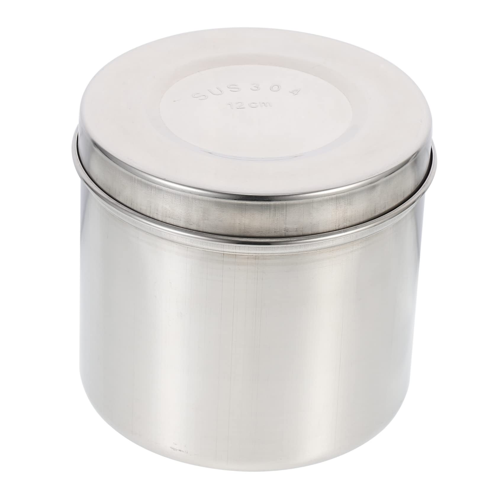 FUNOMOCYA Stainless Jar Pc Unguent Storage Airtight Apothecary Jar Lid for Beauty Salons