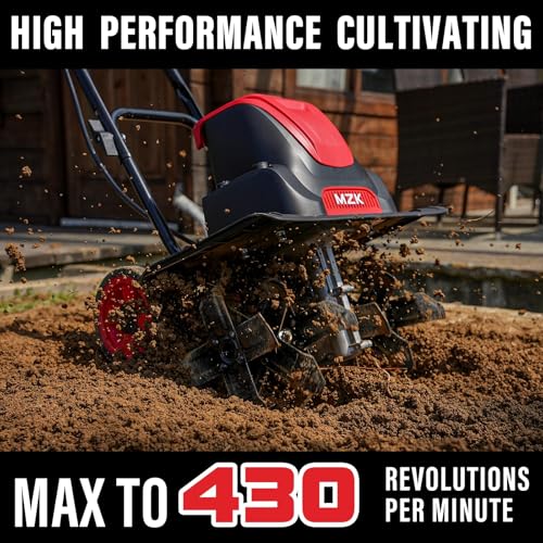 image for MZK 16-Inch 13.5-Amp Corded Electric Tiller/Cultivator, 8-inch tilllin