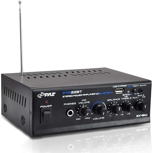 Bluetooth Mini Blue Series Home Audio Amplifier Compact Desk