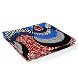 USO: Ratti's rojo y azul Wax es un tejido muy versátil, de hecho es perfecto para crear ropa de mujer y hombre, bolsos, cortinas, complementos del hogar y mucho más.