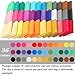 Vankerter Polymer Clay 36 Colors Oven Bake Modeling Clay with Sculpting Tools,Jewelry Making Accessories,Ideal DIY Crafts Kit for kids