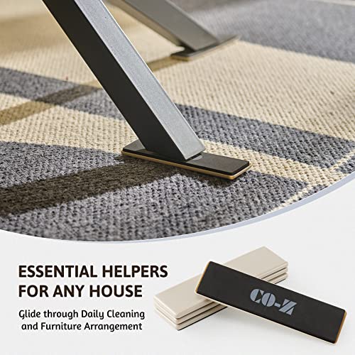 image for CO-Z Large Furniture Sliders - 4 Pack, 2 1/2