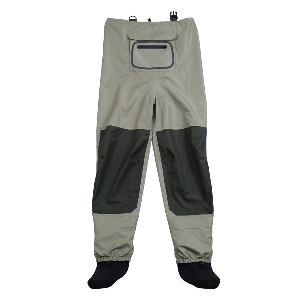Kylebooker Pêche à la Mouche Stockingfoot Waders Poitrine Chaussants Abordable Respirable Poitrine Respirantes Imperméables à l'eau