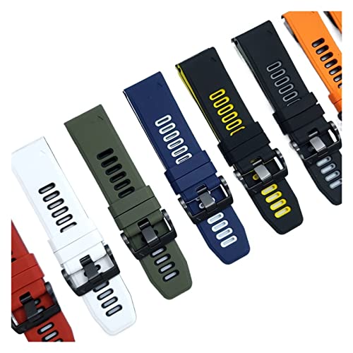 FYXT 2.6mm 22mm 20mmGarmin�ƌ݊����̂���N�C�b�N�t�B�b�g�X�g���b�v �G�b�L�[�t�F�j�b�N�X77x 7S�\�[���[66�{6S�v��5�{5s�v���X/�{�\2 / Forerunner 945�V���R�[���o���h(White black,Forer