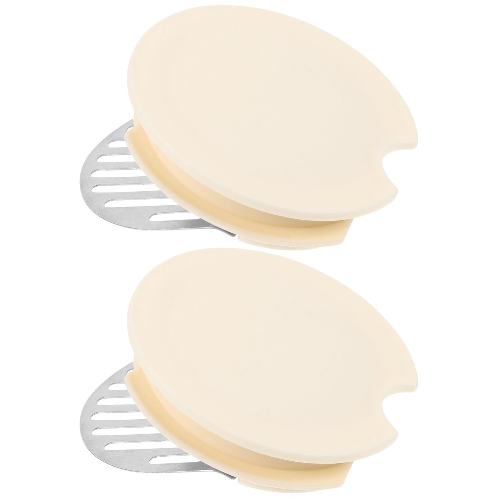 HOLIDYOYO Pitcher Lids Replacement 2pcs Stainless Steel Lid and Easy to Use Strainer for Tea