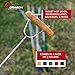 BBQ Dragon Smores Kit – 5 Extra Long Smore Sticks for Fire Pit – Telescoping Marshmallow Roasting Sticks – Durable Skewers for Smores and Hot Dogs – Outdoor Smores Kit with Color Handles