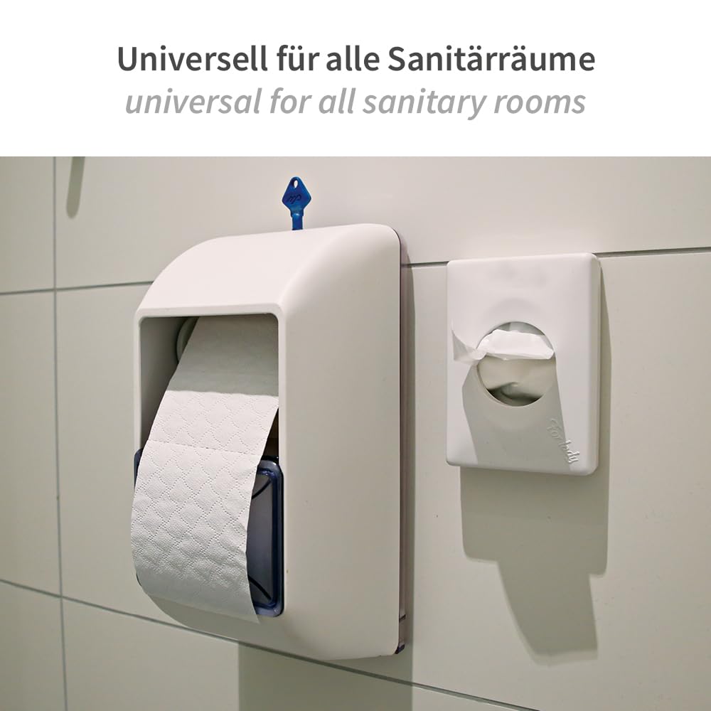 64 Stück Hygoclean Toilettenpapier, Kleinrolle, 3-lagig, weiß | Zellulose, FSC®-Mix, weiß, Abrisse: 250, L: 11,5cm, B: 9,5cm