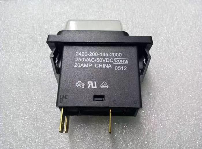 1PCS 2420-200-145-2000 Switch Breaker 250VAC/50VDC/20AMP