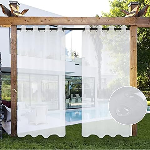 Cortina de exterior transparente Qelus Cover