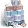 Seajan 120 Pack Christian Travel Tissues 3 Ply Bulk Bible Verse Pocket Tissues Travel Size Individual Christian Bulk Gift Pack for Wedding Party Homeless Gift(Plain Color)