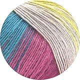  Lana Grossa Lace Seta Degradé 111 - Türkis/Antikviolett/Zyklam/Petrol/Gelbgrün