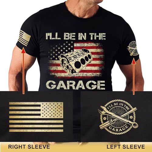 Ill Be in The Garage Shirt, Ill Be in The Garage Tshirt, I'll Be in The Garage Shirt, Fathers Day Shirt 44