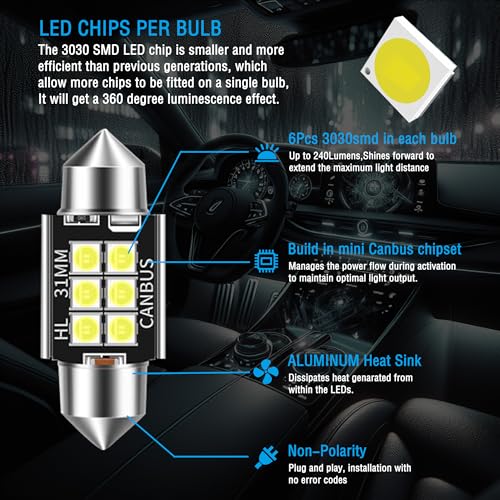 Kit Completo de Lámparas LED Interiores para Toyota RAV4 2016-2022 miniatura 2