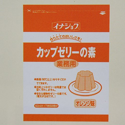 Amazon.co.jp: イナショク カップゼリーの素 オレンジ600g : 食品