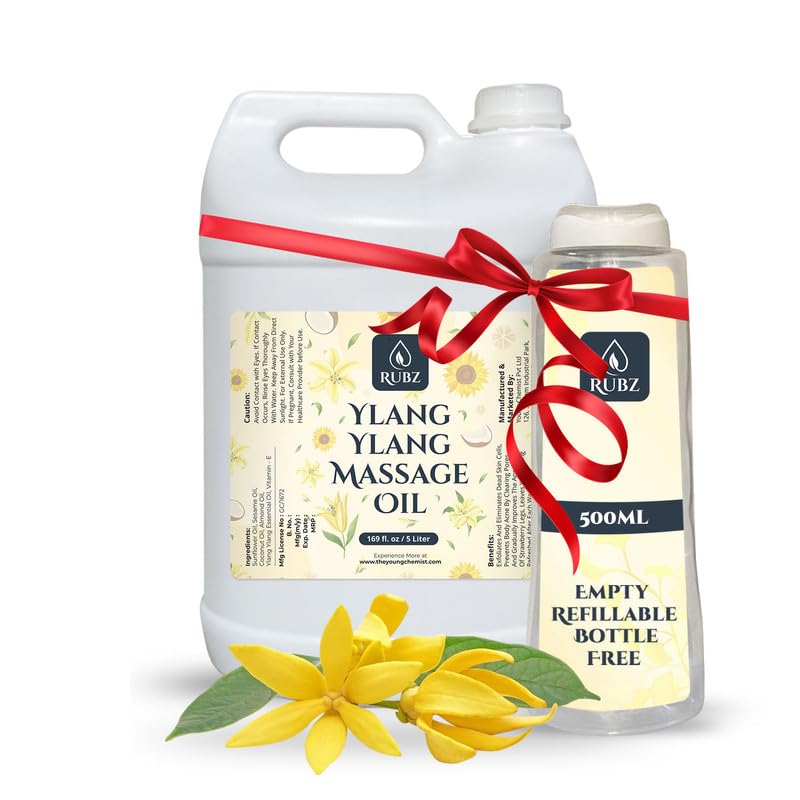 See full amazon price history chart for Rubz Ylang Ylang Massage Oil | Moisturizing & Nourishing Body Massage Oil for Men & Women | Best for Aromatherapy & Full Body Spa | 5 Litre Rubz Ylang Ylang Massage Oil | Moisturizing & Nourishing Body Massage Oil for Men & Women | Best for Aromatherapy & Full Body Spa | 5 Litre (B0CJJSDJ4H) Amazon Price History, Amazon Price Tracker