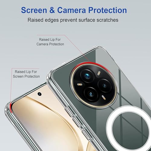 Image of amazon basics Back Case Cover for Realme 14 Pro Plus 5G | Scratch-Resistant Back Case Cover | Clear