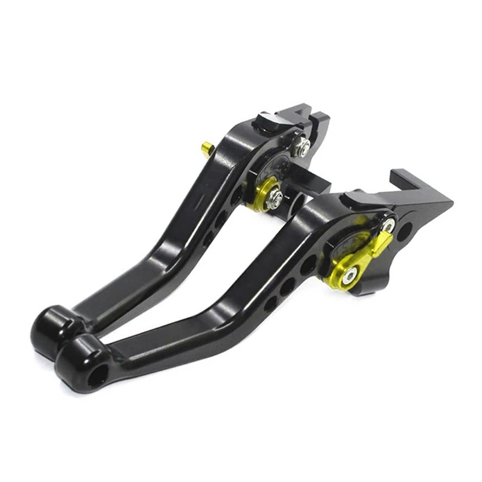 SDGdfhSY Motorcycle Short Brake Clutch Lever Aluminum CNC Adjustable for F800GS F700GS F650GS F800 GS F700 F650(Style F)