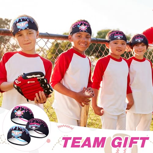 Image of Suncalla Teenager Baseball Headband Elastic Polyester Sweatband Multi Color for Basketball Football Golf Headscarf Baseball Stuff Women Men Accessory Team Gift