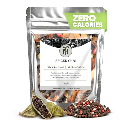Té negro en hebras sabor especias chai 2 oz miniatura 1