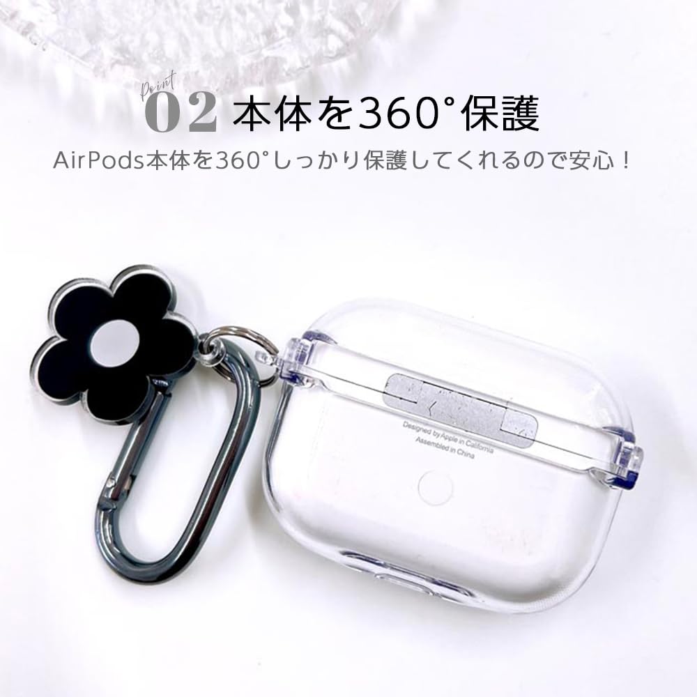 Airpods第3世代 Airpod 3ケース 保護カバー 花柄 クリア 楽天市場