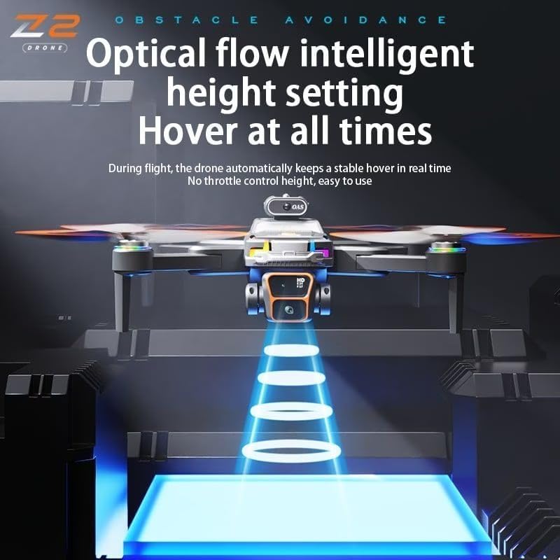 Image of Amitasha Drone 4K 1080p Dual HD Gesture Camera Obstacle Avoidance Remote Control Flying RC Drone Brushless Motor 2 x 3000mAh Rechargeable Battery