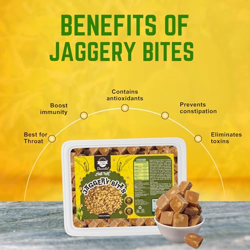 Danodia Foods Organic Snackable Jaggery Bites 1 lb (450g), Pure & Natural, No Additives Sweetener, Vegan & Gluten-Free, Nutrient-Rich Alternative to Refined Sugar for Tea & Coffee, Indian Origin | FDA Registered - Image 4