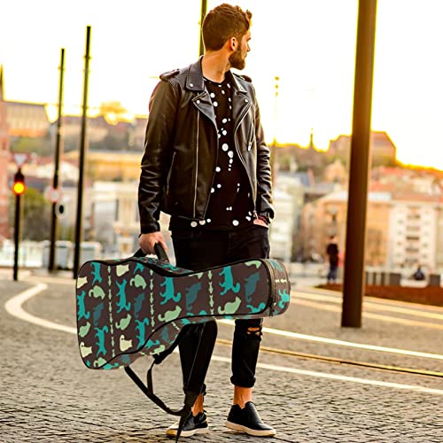 Housse de transport étanche pour guitare avec bandoulière réglable Motif fleurs de cerisier roses, Multicolore 08, 42… - Les Beatles, Paul McCartney, John Lennon, RIngo Starr, George Harrison Housse de transport étanche pour guitare avec bandoulière réglable Motif fleurs de cerisier roses, Multicolore 08, 42… – Image 7