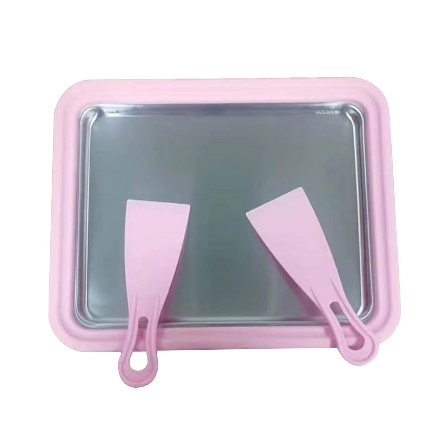 Instant Ice Cream Maker Pan Roller with 2 Scraper, Cold Stone Ice Cream Slab, Perfect for Using with Kids. Rectangular Anti Griddle Freezer Usable with Yoghurt, Fruits, Gelato, Sorbet-image-17
