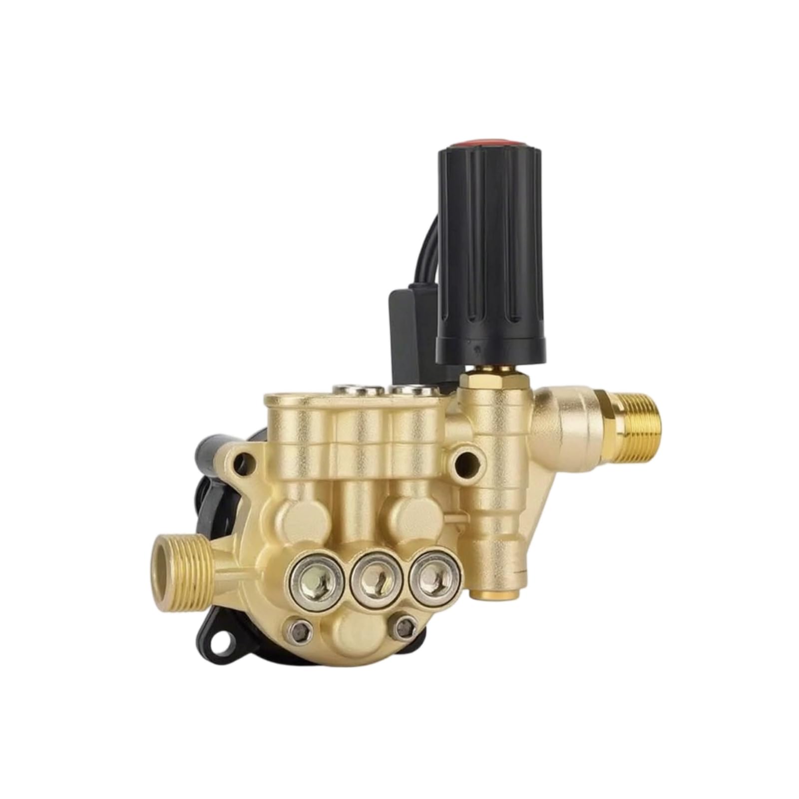 Tête Pompe Nettoyeur Haute Pression Électrique Tête à 12 Pistons Réglable pour Lavage Auto, Pompe À Piston 12 Réglable