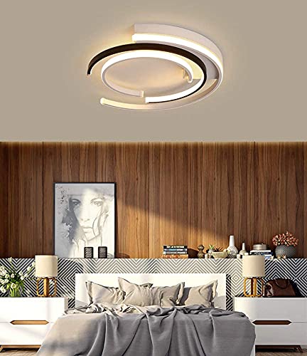 Chandelier LED dimmable plafonnier moderne en métal avec télécommande pour salon - 3
