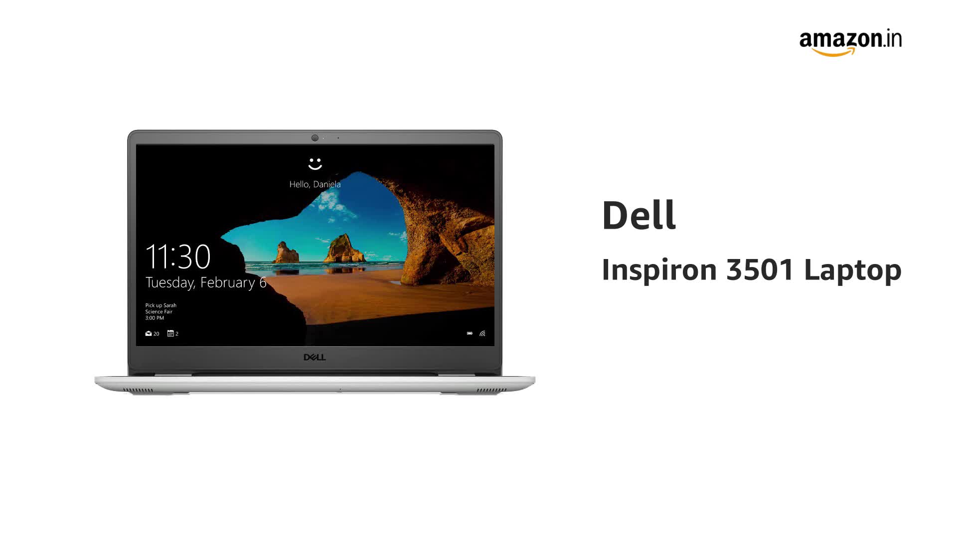 Dell Inspiron 3501 15.6 inches(39.6cm) FHD Display Laptop (Intel i5-1135G7 / 4GB / 1TB HDD + 256GB SSD / Integrated… - Image 3