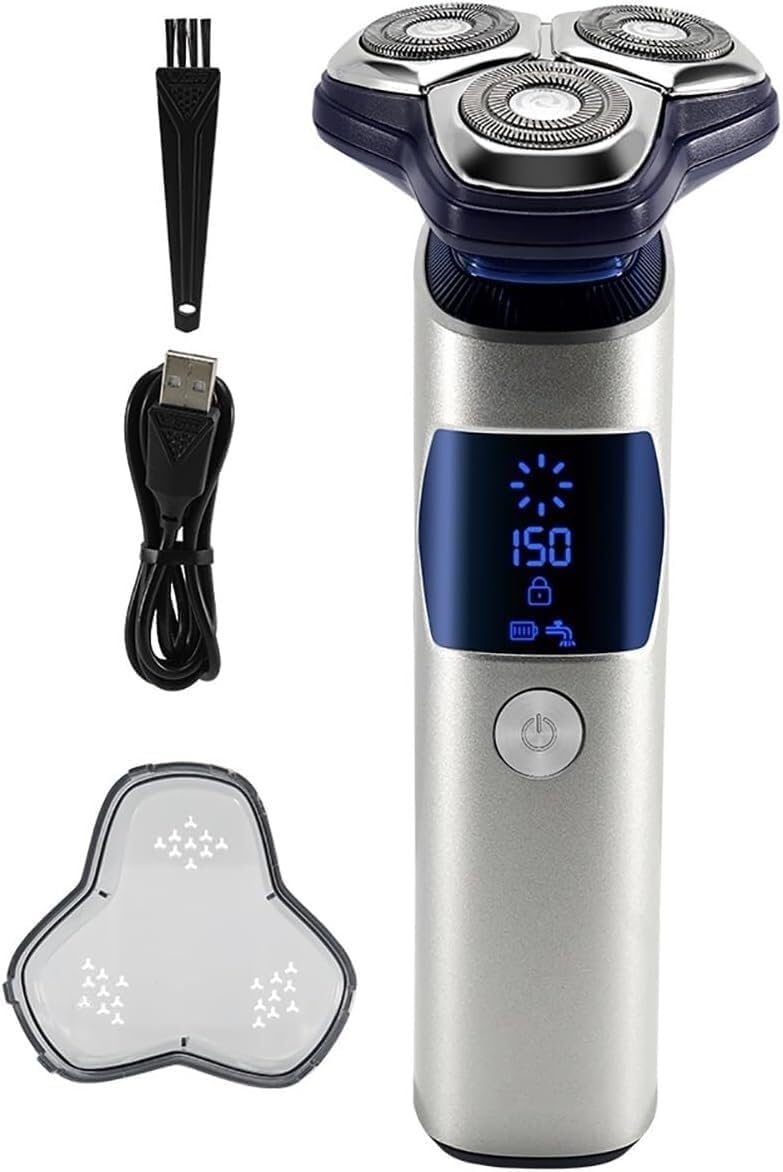 WEedsy Electric Razor for Mens Wet Dry Electric Shaver for Men Beard Rechargeable Facial Electric Razor 3D Floating