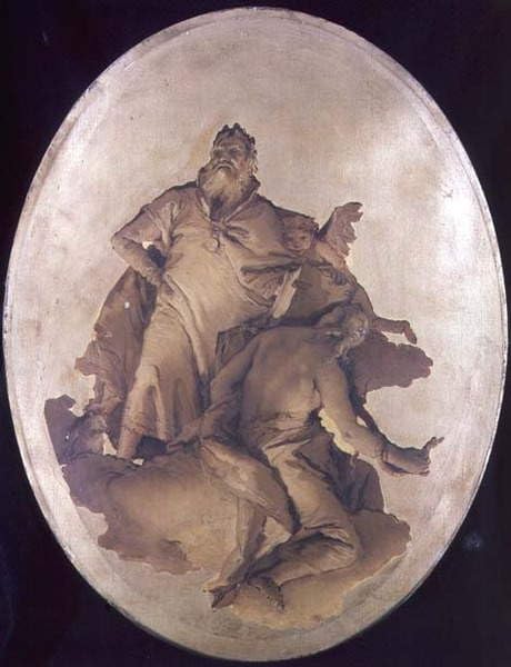 Impression Toile Allégorie du mérite et de la prudence d'Art Portrait