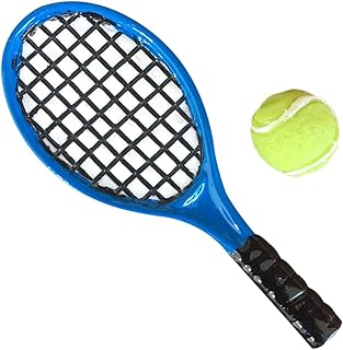 Artibetter Mini Tennis Racket mini tennis racket Doll Accessory Tennis Racket Simulation Tennis Racket Model Models Mini Dollhouse