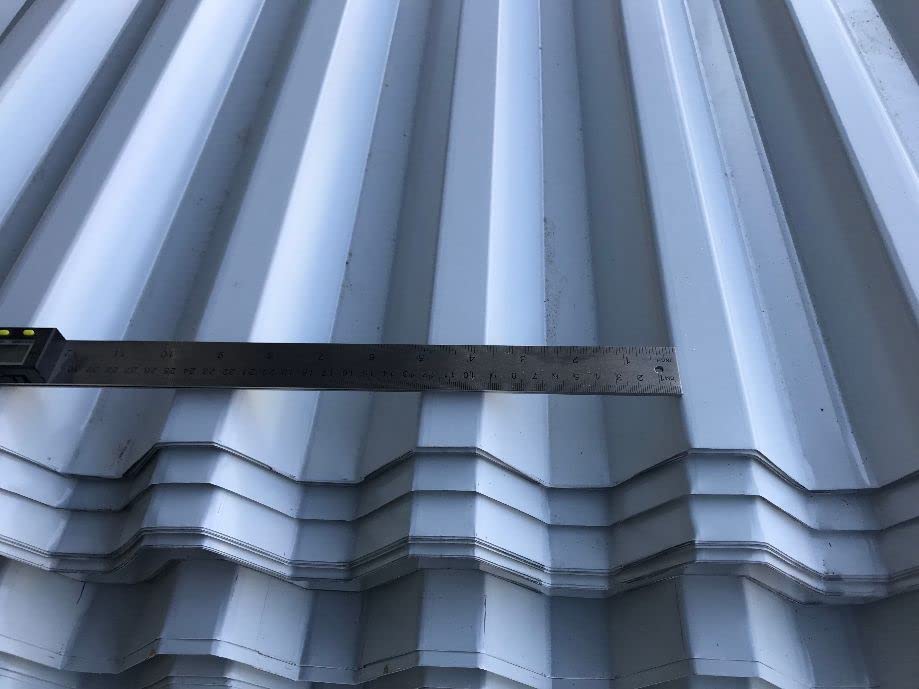 Trapezblech Dachplatten Dachblech Trapezbleche Sonderposten Stahl 0,5mm 78 cm breit Höhe 45 mm (78x250 cm) es wird mit Spedition versand Zusatzkosten siehe unten 200.-
