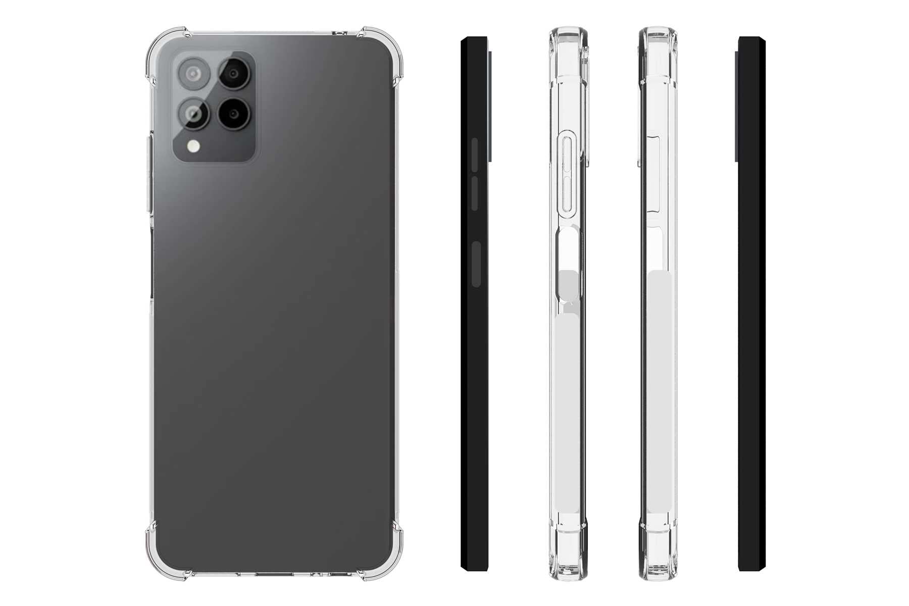 Schutzhülle Für Telekom T Phone Pro (Revvl 6 PRO) – Transparente Soft Armor Hülle Mit Extra-Schutz