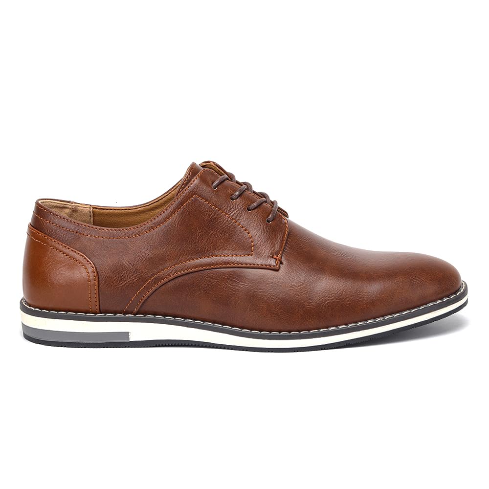 Harssidanzar Los hombres de Plain Toe Oxford Zapatos de vestir de negocios formal Zapatillas de deporte KM308EU