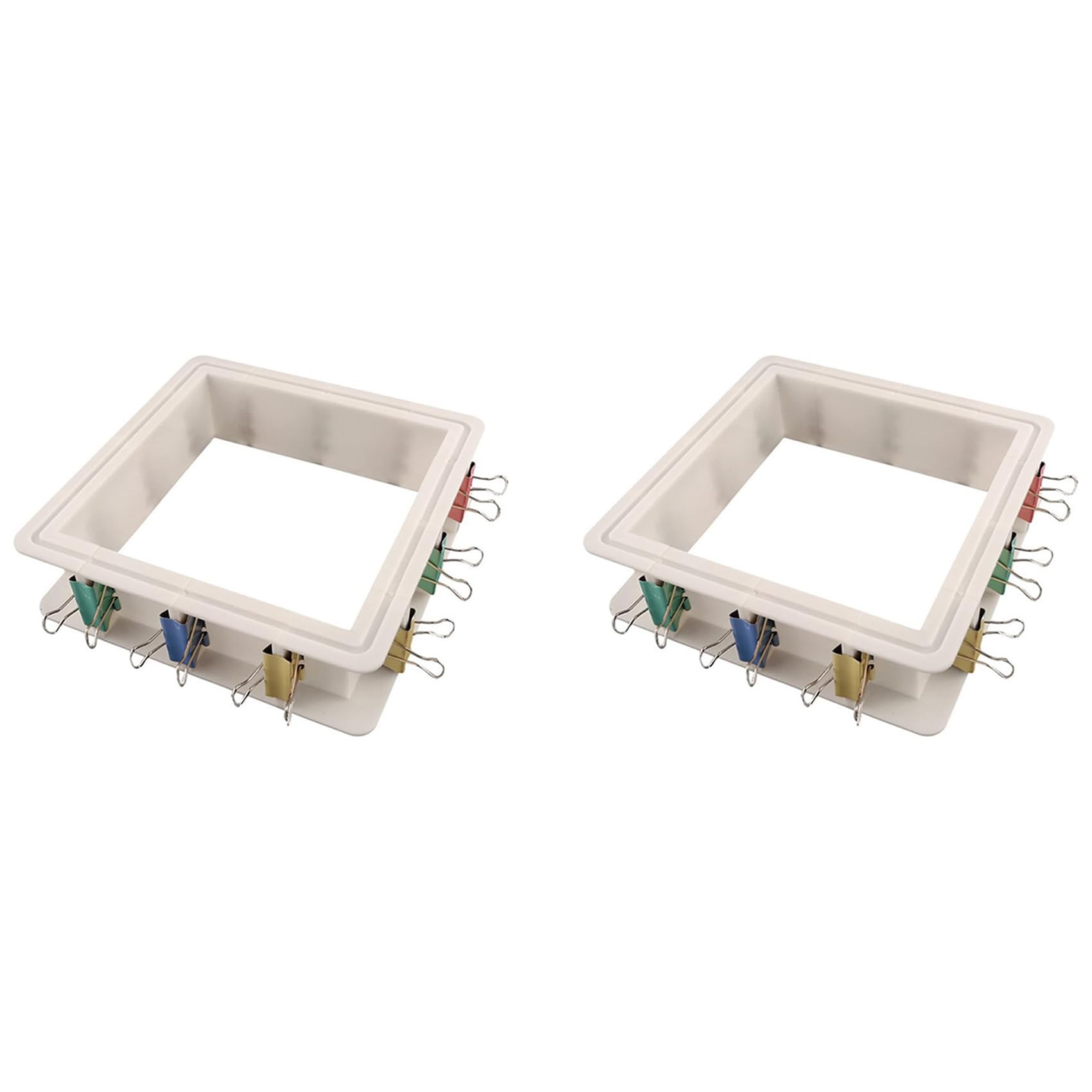 Jnchdghwa As Shown 2X Adjustable Mold Housing Kit For Silicone Molds Making,Reusable Housing Frame