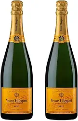 KIT 02 VEUVE CLICQUOT BRUT CHAMPAGNE BRANCO PINOT NOIR FRANCÊS 750ML