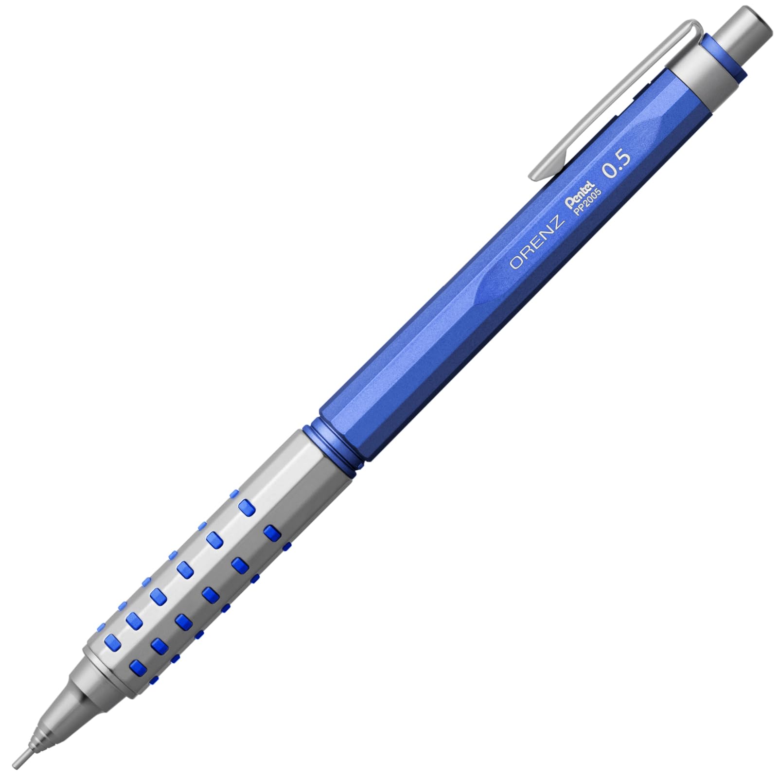 Pentel XPP2005-CAMZ OLENS AT Limited Mechanical Pencil, 0.02 inches (0.5 mm), Metal Blue : Electronics