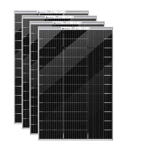 ECO-WORTHY 480W Bifazial Solarpanel, 4 Stücke 120W Mono...