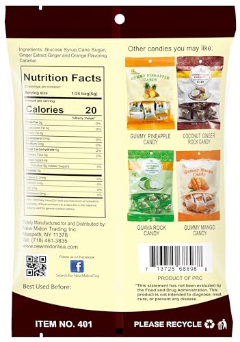 GT Amber Ginger Rock Candy, 4.41 Ounce Bag (4-Pack) - image 2
