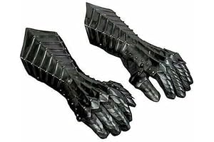Black Antique Nazgul Gauntlets: Protect Your Hands Like a Crusader!